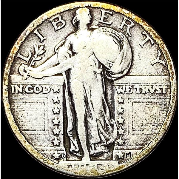 1924-D Standing Liberty Quarter NEARLY UNCIRCULATED