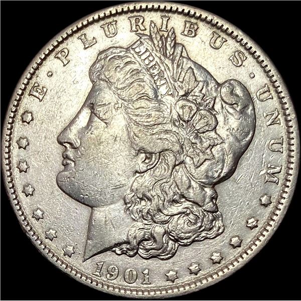 1901 Morgan Silver Dollar NEARLY UNCIRCULATED