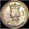 Image 1 : 1893 Silver Isabella Quarter UNCIRCULATED