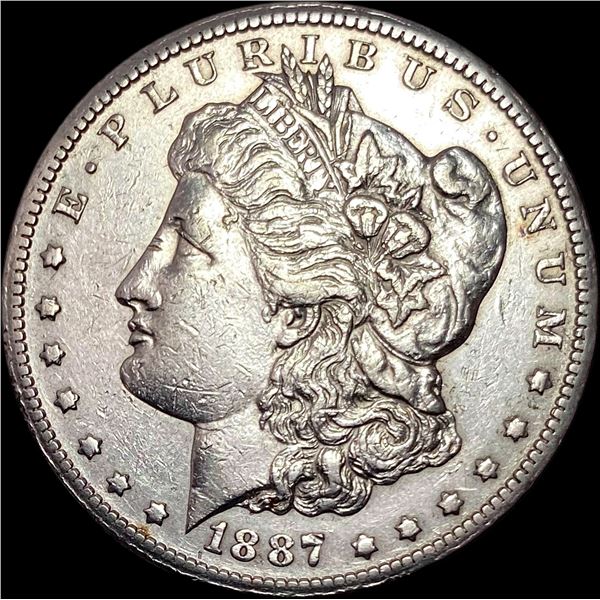 1887-S Silver Morgan Dollar CLOSELY UNCIRCULATED