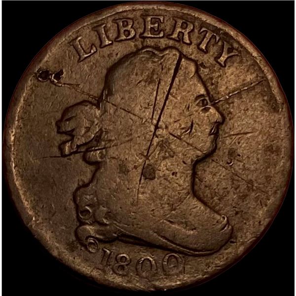 1800 Draped Bust Half Cent HIGH GRADE