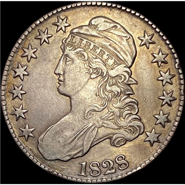 1828 Capped Bust Half Dollar CLOSELY UNCIRCULATED