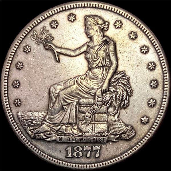 1877-S Silver Trade Dollar CLOSELY UNCIRCULATED