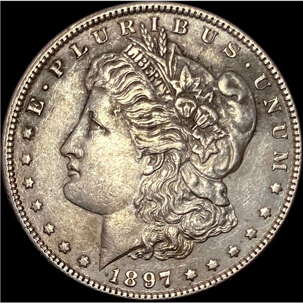 1897 Silver Morgan Dollar CLOSELY UNCIRCULATED