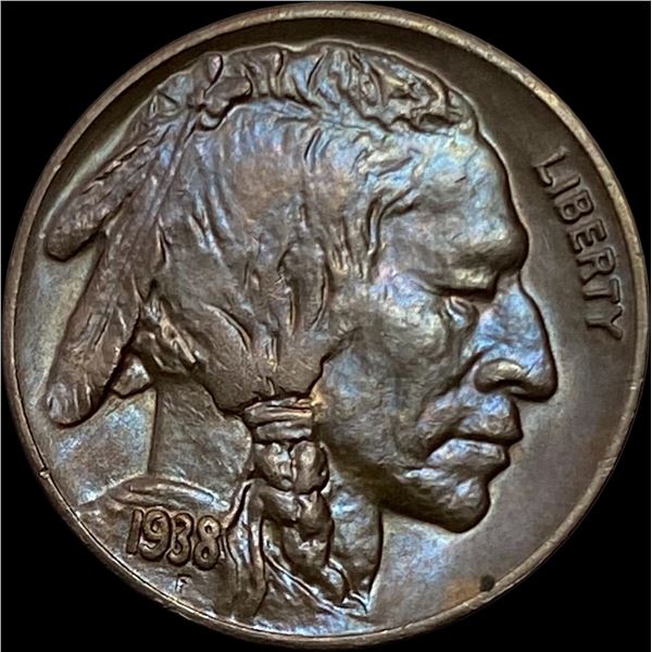 1938-D Buffalo Nickel Five Cents CHOICE BU