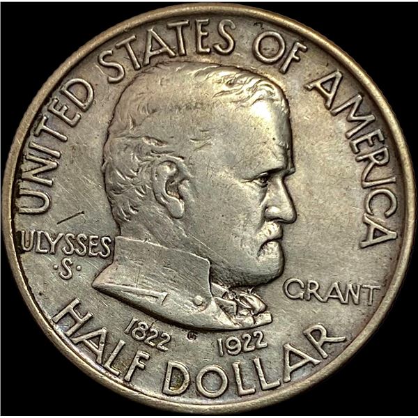 1922-S Grant Silver Half Dollar LIGHTLY CIRCULATED