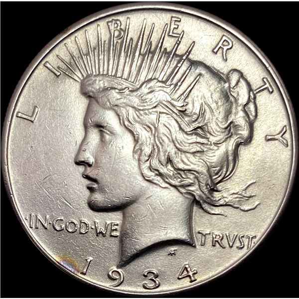 1934 Peace Silver Dollar CLOSELY UNCIRCULATED