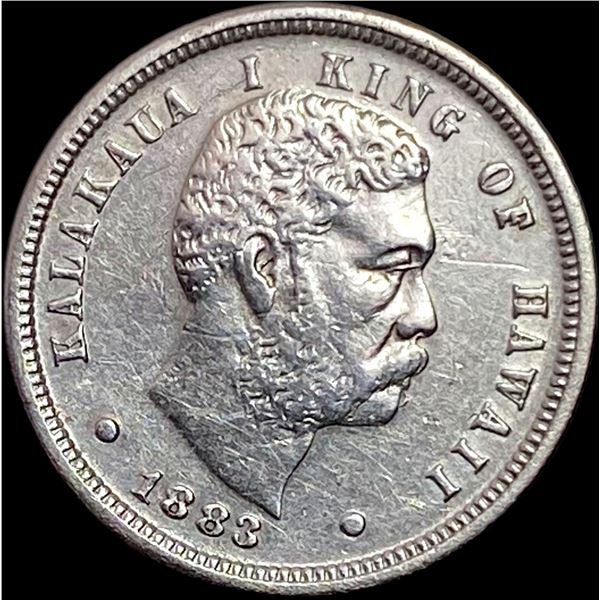1883 Hawaii Silver Dime CLOSELY UNCIRCULATED