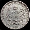 Image 2 : 1883 Hawaii Silver Dime CLOSELY UNCIRCULATED
