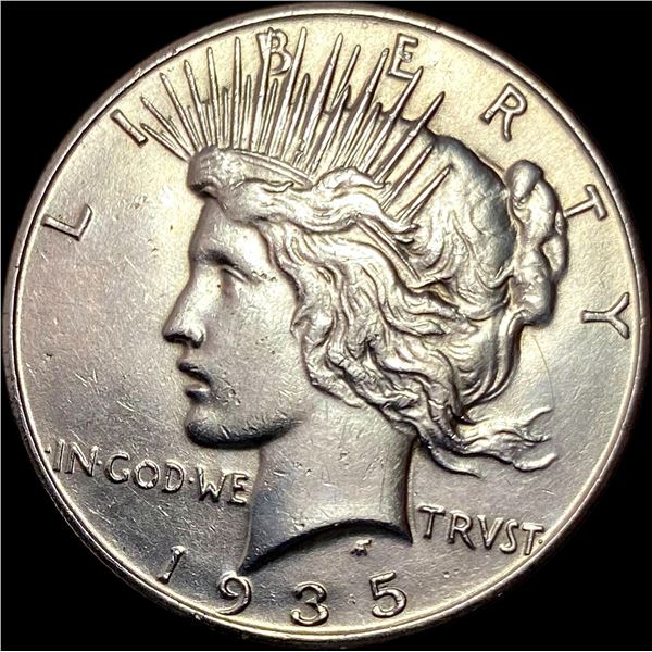 1935 Peace Silver Dollar CLOSELY UNCIRCULATED