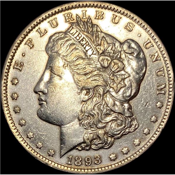 1893 Morgan Silver Dollar CLOSELY UNCIRCULATED
