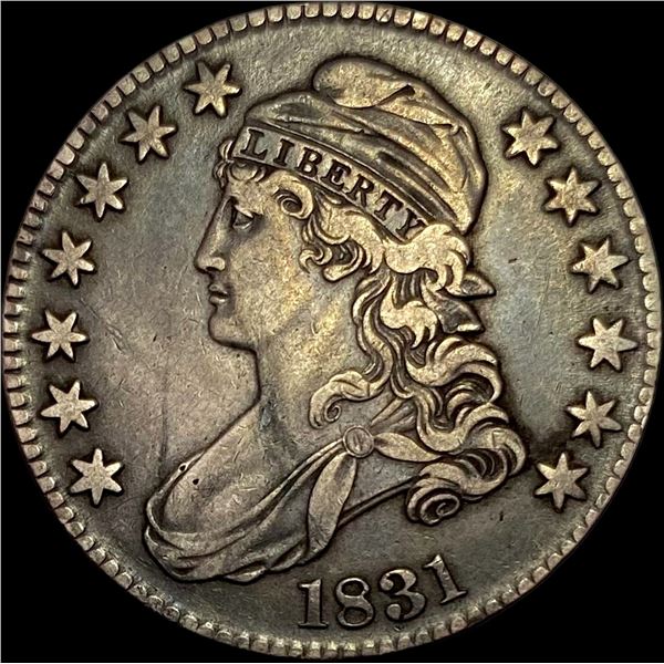 1831 Capped Bust Half Dollar NEARLY UNCIRCULATED