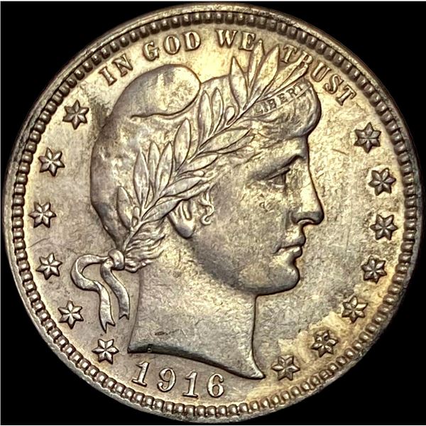 1916-D Silver Barber Quarter CLOSELY UNCIRCULATED