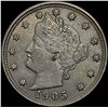 Image 1 : 1905 Liberty Head Nickel CLOSELY UNCIRCULATED