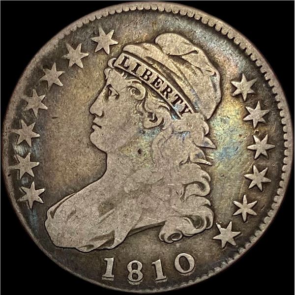 1810 Capped Bust Half Dollar NICELY CIRCULATED