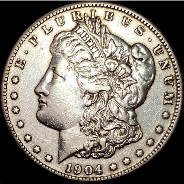 1904-S Silver Morgan Dollar CLOSELY UNCIRCULATED