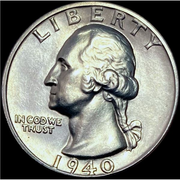 1940-S Silver Washington Quarter CHOICE BU