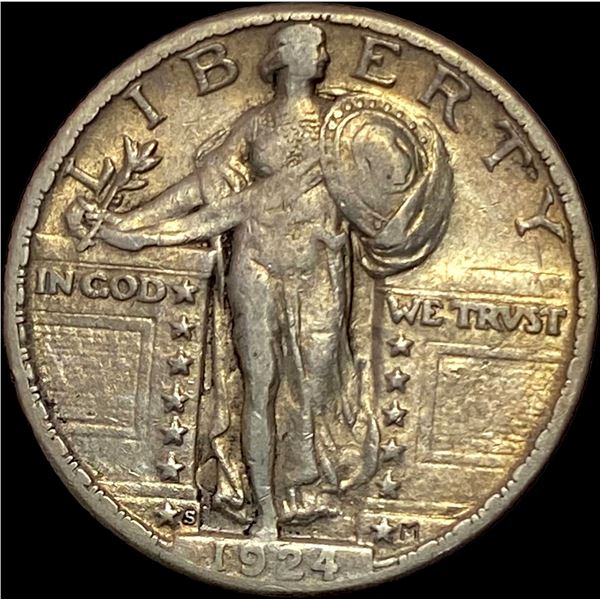 1924-S Standing Liberty Quarter NEARLY UNCIRCULATED