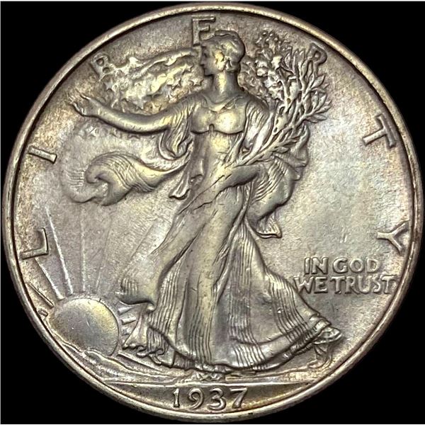 1937-S Walking Liberty Half Dollar CLOSELY UNCIRCULATED