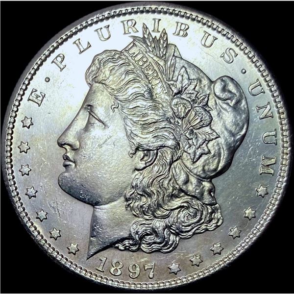 1897-S Silver Morgan Dollar CHOICE BU