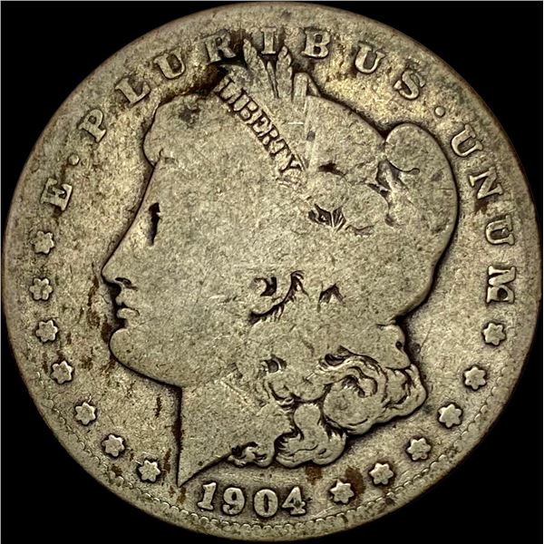 1904-S Silver Morgan Dollar NICELY CIRCULATED