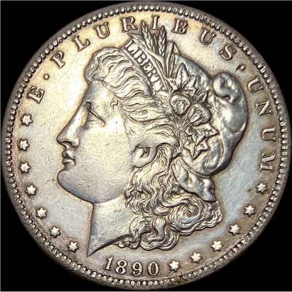 1890-CC Silver Morgan Dollar NEARLY UNCIRCULATED