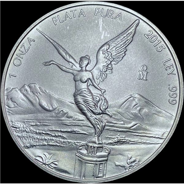 2015 Silver 1 Onza Libertad SUPERB GEM BU