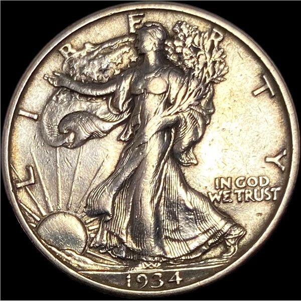 1934-S Walking Liberty Half Dollar CLOSELY UNCIRCULATED