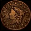 Image 1 : 1828 Sm. Date Coronet Head Large Cent NICELY CIRCULATED