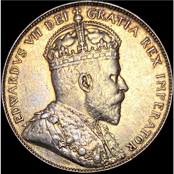 1906 Canada Silver 50 Cents NEARLY UNCIRCULATED