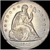 Image 1 : 1843 PL Silver Seated Liberty Dollar CLOSELY UNCIRCULATED