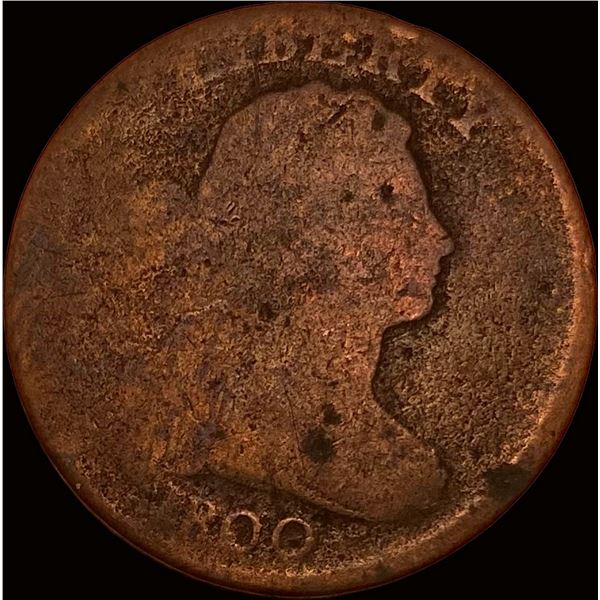 1800 Draped Bust Large Cent NICELY CIRCULATED