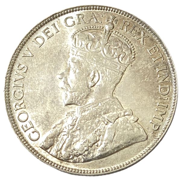 1916 Canada Half Dollar AU+