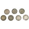 Image 2 : 1880-H Better Date Canada 5 Cent Silver  [7 Coins]