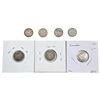 Image 2 : 1896 Better Date Canada 5 Cent Silver  [7 Coins]