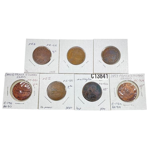 1817-1857 Canadian Provincial Tokens  [7 Coins]