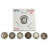Image 1 : 1899 Canada 5 Cent Silver  [7 Coins]