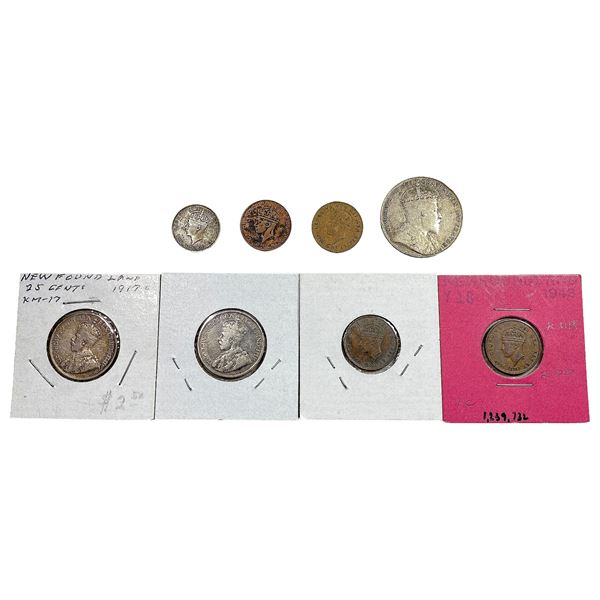 1907-1943 Better Newfoundland Coin  [8 Coins]