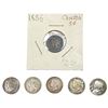 Image 1 : 1886 Better Date Canada 5 Cent Silver  [6 Coins]