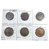 Image 1 : 1814-1844 Canadian Provincial Tokens  [6 Coins]