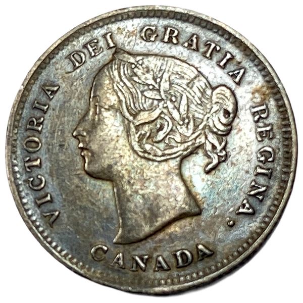 1899 Canada 5 Cent Silver HIGH GRADE