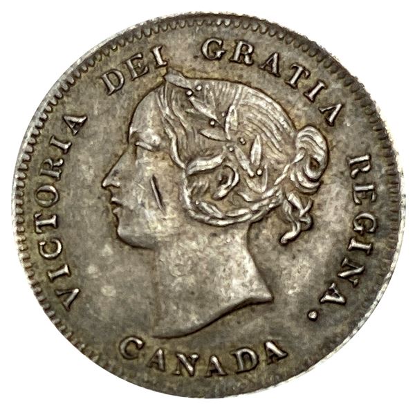 1901 Canada 5 Cent Silver XF