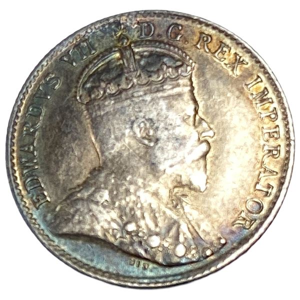 1905 Canada 5 Cent Silver AU