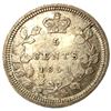 Image 2 : 1858 Canada 5 Cent Silver HIGH GRADE