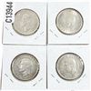 Image 1 : 1938-1947 Better Date Canada Half Dollar  [4 Coins] AU+
