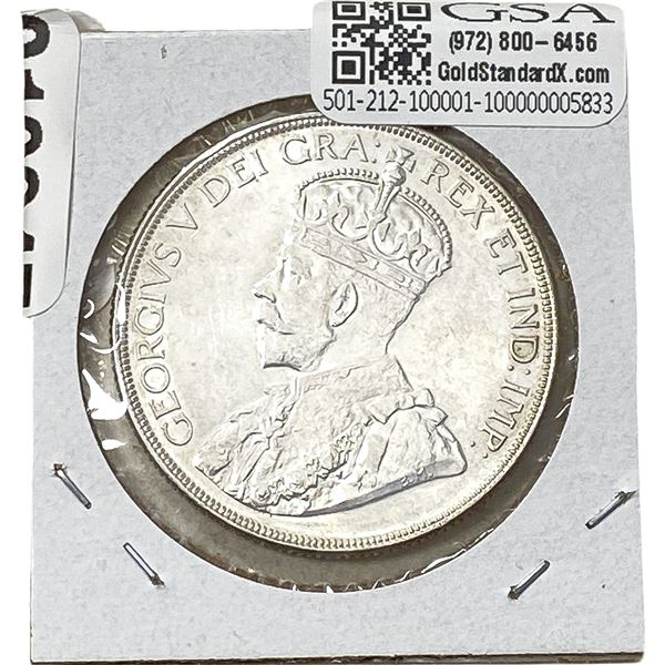 1936 Canada Silver Dollar MS