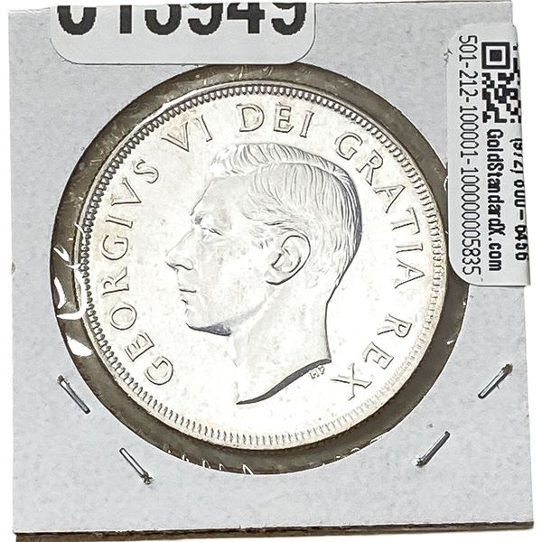 1949 Canada Silver Dollar GEM BU