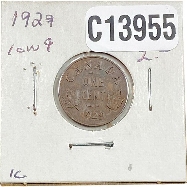 1929 Canada Small Cent AU