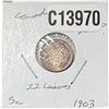 Image 1 : 1903 Canada 5 Cent Silver XF
