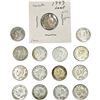 Image 1 : 1947, 1947 ML Canada Silver Dime Lot [15 Coins]
